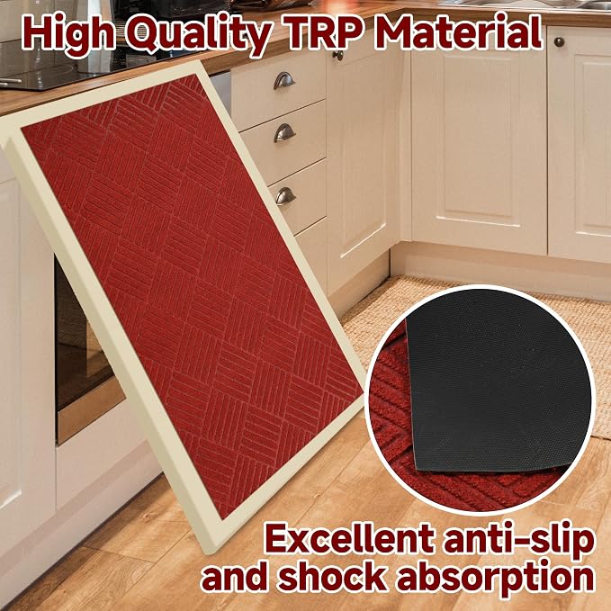 jxgzyy Commercial Christmas Red Carpet Runner, Non Slip Area Rugs - Image 4