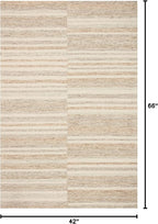 Loloi Chris Loves Julia Chris Collection CHR-03 Ivory/Clay 3'-6'' x 5'-6'' - Image 2