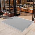 Front Door Mat 36''x59'', Drainage Heavy Duty Dirt Trapping Non-Slip Doormats by QiCaiJia
