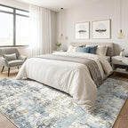 6x8 Area Rug Living Room: Washable Large Abstract Modern Soft Rugs Stain - Image 4