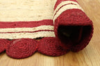 2x16 Oval Jute Runner – Flatweave Oval Kilim Rug, 0.27" Thick, Hand Braided Jute - Image 9