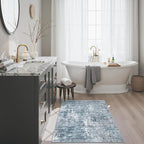 2x3 Abstract Washable Rugs for Kitchen, Powder Room Small Area Rug Non-Slip - Image 2