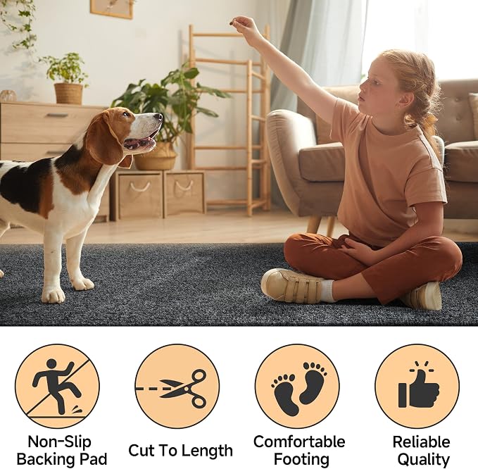 jxgzyy Heavy Duty Runner Rugs 2'11 x 9'10'', Non Slip Entrance Doormat - Image 8