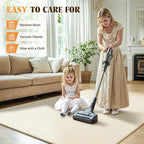 Shilucheng Wool Rug 9x12 Non-Slip, Blend 80% Wool and 20% Cotton Rugs - Image 7