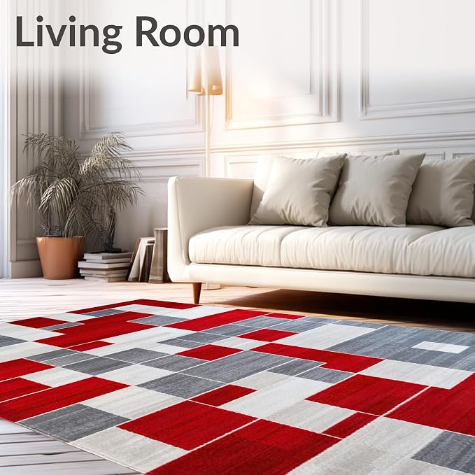 Flatwoven High Traffic Area Rug 5x7, Waterproof Patio - Image 2