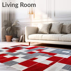 Flatwoven High Traffic Area Rug 5x7, Waterproof Patio - Image 2