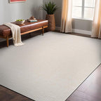 Easy Jute Rugs 5x7 White Color Living Room Indoor Outdoor Area Rug - Image 8