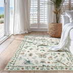 Lahome Insect Machine Washable Rug, 3x5 Rug Non Slip Soft Bedroom Rugs - Image 4