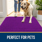 OLANLY Dog Door Mat for Muddy Paws 59x24, Absorbs Moisture and Dirt, Absorbent - Image 6