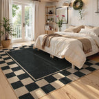 Moynesa Checkered Easy Jute Outdoor Rug 8x10 Area Rugs - Image 6