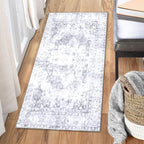 COMSLE Washable Door Mat, Front Door Mat Indoor Faux Wool Absorbent Small Rugs by COMSLE