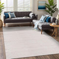 Beverly Rug Easy Jute Off White Rug 8x10 Solid Washable Durable Outdoor Indoor by BeverlyRug