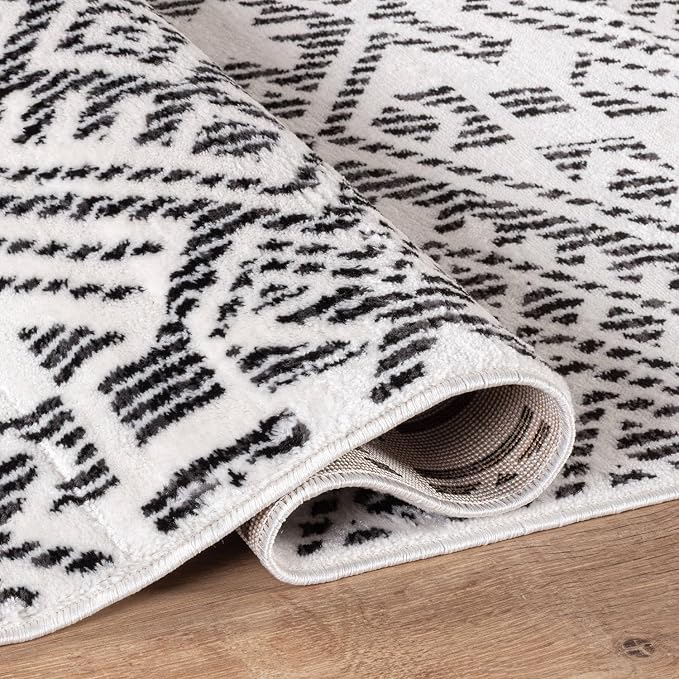 Rugshop Boho Cream Tribal Area Rug 2x3 – Modern Indoor Carpet - Image 3
