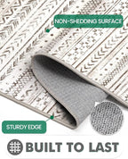 LUMI Washable Runner Rug, Low Profile Thin Long Carpeet - Image 6