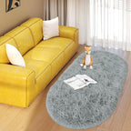 Soft Fluffy Area Rug for Bedroom, Fuzzy Shaggy Oval Throw Rugs for Bedside - Image 9