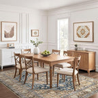 8x10 Area Rugs Living Room: Washable Boho Large Neutral Vintage Soft Rug Stain - Image 6