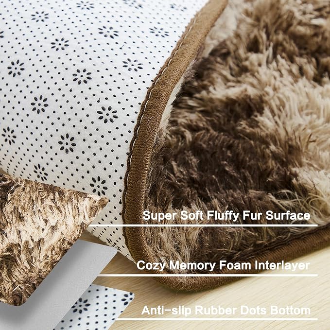 Andency 8x10 Area Rugs for Living Room, Upgrade Non-Slip Fluffy Soft Large Shag - Image 5