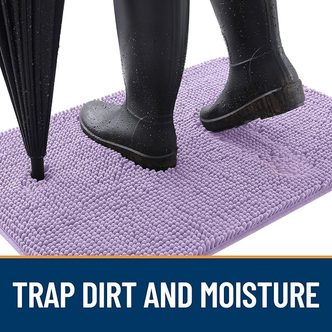 OLANLY Dog Door Mat for Muddy Paws 36x24, Absorbs Moisture and Dirt, Absorbent - Image 2