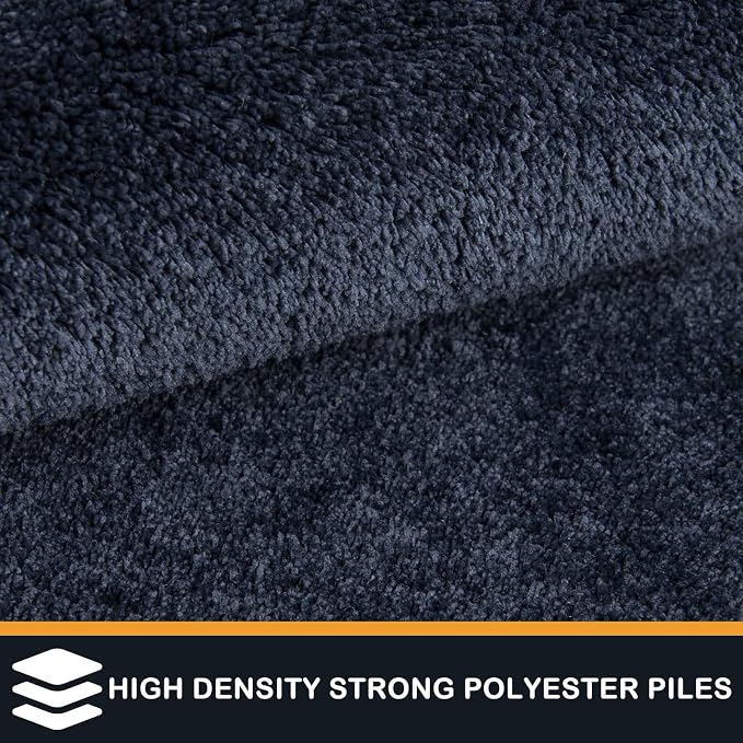 PURRUGS Easy Care Area Rug 4.5ft x 7ft, Non-Slip Washable Entryway Rug - Image 4