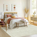 6x9 Area Rug - Large Modern Abstract Washable Non-Slip Sage Green Living Room - Image 5