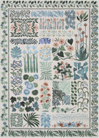 Floral Boho 5x7 Area Rugs for Bedroom Living Room, Botanical Soft Dining Room - Image 9