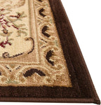 Rugs.com Chateau Collection Rug – 4 Ft Square Brown Medium Rug Perfect - Image 10