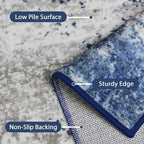 GENIMO 4x6 Area Rugs for Living Room, Non Slip Machine Washable Modern Indoor - Image 5
