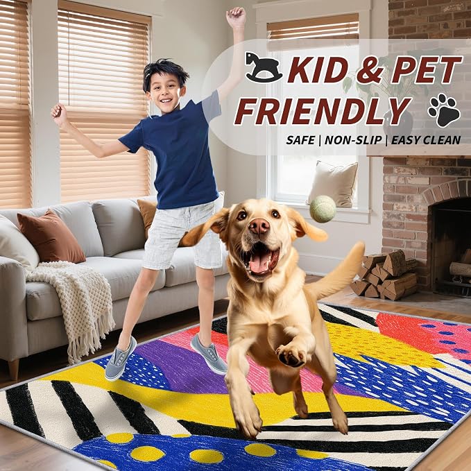 Pop Art Rugs for Bedroom - Image 8