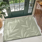 LUMI Front Door Mat Indoor Entrance 48"x72", Low Profile Welcome Mat, Non-Slip by LUMI