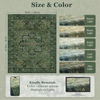 Green Large Area Rugs 10x12, Living Room Bedroom Carpet Extra Large Size - Image 2