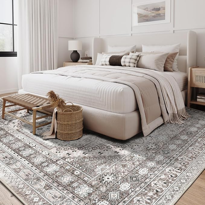 zesthome 10x12 Area Rugs, Stain Resistant Washable Rug, Ultra-Thin Rugs - Image 7