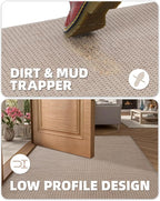 Color&Geometry Front Door Mat Indoor Non Slip Rubber Backing, Soft Absorbent - Image 3
