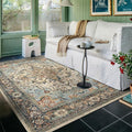4x6 Machine Washable Area Rug for Living Room, Kids and Pets Friendly for by GERUIMO