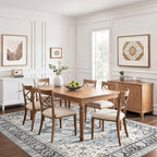 9x12 Area Rug Living Room: Washable Boho Large Neutral Vintage Soft Rugs Stain - Image 6