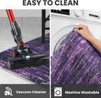 2x8 Modern Abstract Runner Rug for Hallways, Non-Shedding Washable Rug for - Image 5