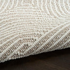 Nourison Home Textured Home Beige Ivory 7'10" x 9'10" Area Rug - Image 9
