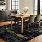 Washable Area Rugs 8'x10' Non-Slip Modern Abstract Soft - Image 3