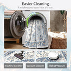 Enkor Runner Rugs for Hallway, 2.6x10.5 Washable Soft Non Slip Floor Rugs for - Image 4