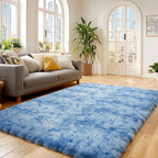 Andency Soft Area Rugs for Living Room Bedroom, 5x8 Fluffy Shaggy Bedside Rug by Andency