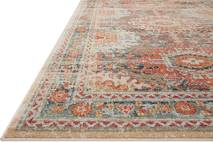 Loloi Jocelyn Collection JOC-03 Mist/Multi 2'-3" x 4'-0" .38" Thick Accent Rug - Image 5