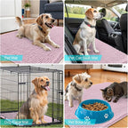 OLANLY Dog Door Mat for Muddy Paws 34x21, Absorbs Moisture and Dirt, Absorbent - Image 7