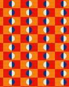 Modern Checkerboard Area Rug - Image 2