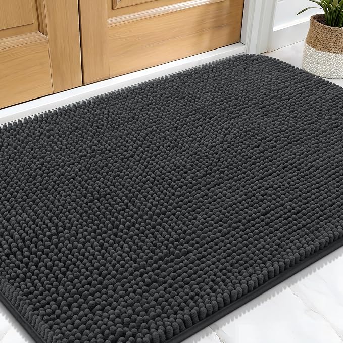 OLANLY Dog Door Mat for Muddy Paws 34x21, Absorbs Moisture and Dirt, Absorbent by OLANLY