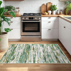 3x5 Modern Abstract Area Rug for Entryway, Low-Pile Door Mat Indoor for Living - Image 2