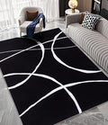 YIHOUSE Modern Washable Area Rug by YIHOUSE