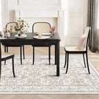 WITSHOCK Living Room Area Rugs 9x12: Soft Non-Slip Backing Washable Rugs - Image 5