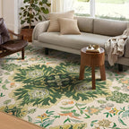 Phantoscope Washable Round Area Rug 6ft Non-Slip, Vintage Boho Rugs - Image 8