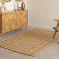 HOMEMONDE Natural Braided Jute Area Rug 5x8 ft by HOMEMONDE