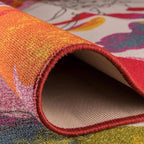 Rugshop Multi Bright Flowers Non Slip Non-Shedding Area Rug - Image 7