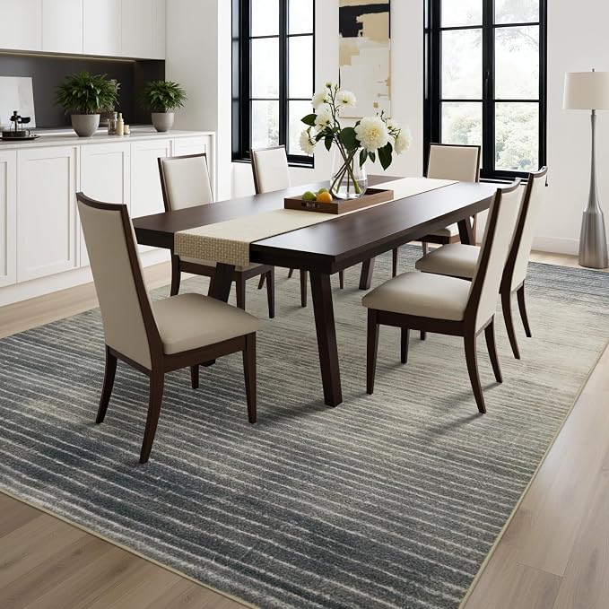 Joydeco 5x7 Area Rugs for Living Room, Washable Modern Abstract Non Slip Soft - Image 7